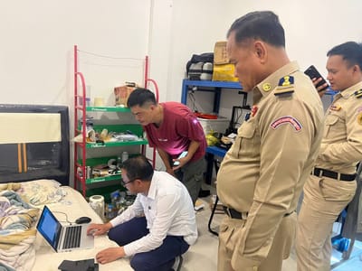 昨日金边警方共突查92个建筑物，发现11人无护照