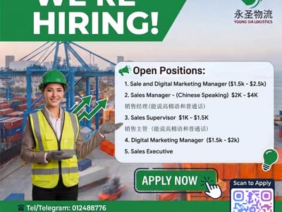 OUNGSIA LOGISTICS (CAMBODIA) CO.,LTD is urgently hiring!