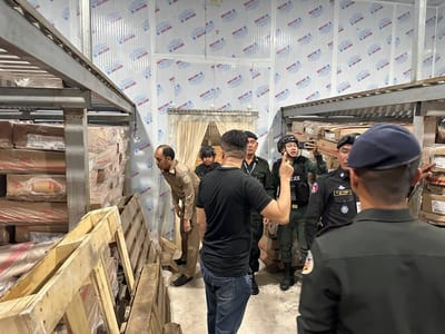 金边当局带队突查33处大小仓库！
