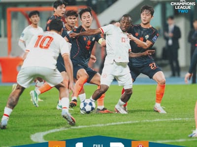 亚冠二级联赛：金边皇冠队客场战胜韩国江原FC，稳居小组榜首
