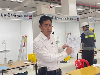 回国柬籍劳工可免费接受RPL技能评估 获取劳工部认证证书