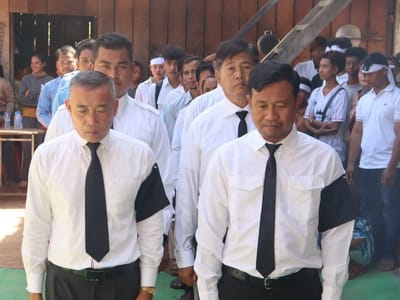 柬埔寨柏威夏省政府代表慰问去世军人亲属