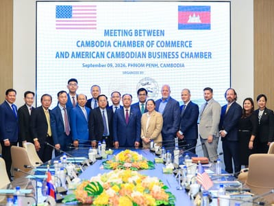 美国商业代表团访柬 深化两国经贸投资合作