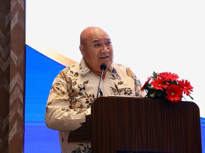 世卫组织为参加亚太地区议员全球健康论坛的代表团举办招待晚宴。