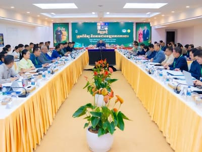 柬埔寨旅游部部长胡哈主持工作进度评估会议