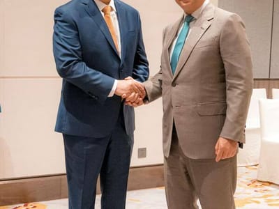 洪玛奈首相会见中国铁建董事长戴和根