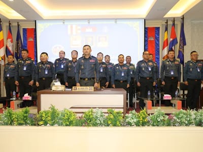 班迭棉吉省宪兵司令强调宪兵在维护社会治安中的核心职能