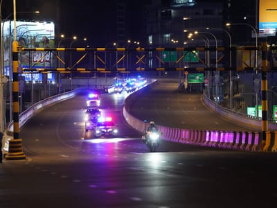 柬埔寨国家警察总署圆满完成第三次大规模护卫车队演练