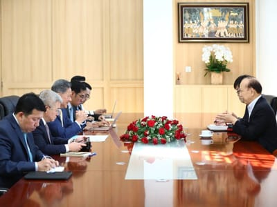 柬日携手推进经济特区建设，孙占托会晤日本开发研究所所长！