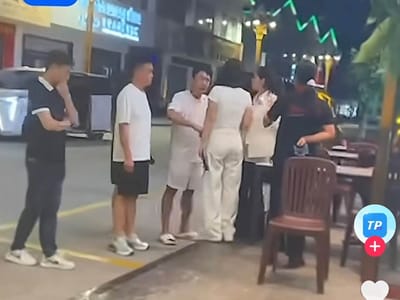金边发生中国人施暴案件，金边警长下令彻查