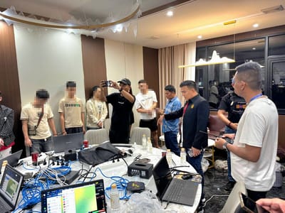 柬埔寨两周内逮捕超1300名涉网诈外国人