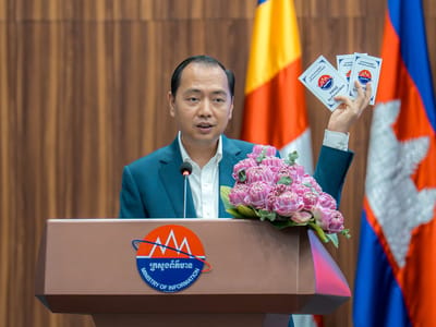柬埔寨新闻部部长：新闻证件非“特权”，记者需严守职业道德