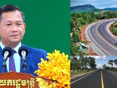 洪玛奈首相将于8月底主持桔井省3段道路通车仪式！