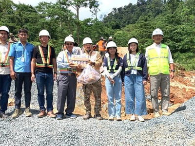 柬埔寨菩萨省55号公路沿线通讯基站建设稳步推进