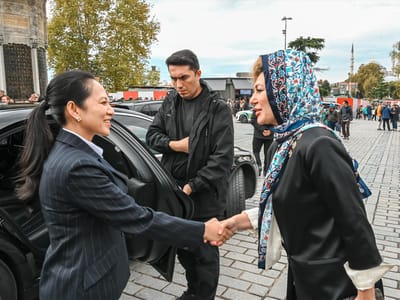 柬埔寨第一夫人参观土耳其伊斯坦布尔历史古迹