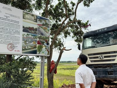 柬埔寨柴桢省计划建设瓦科河东岸道路及公共花园