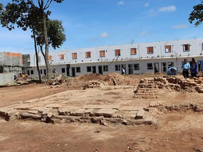 金边郊区发现吴哥时期前古寺遗迹，文化部与开发商携手保护