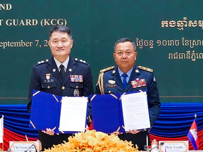 柬埔寨与韩国签署谅解备忘录，加强海上禁毒合作