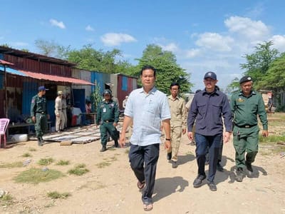金边雷西郊区开通2条新路并整治环境
