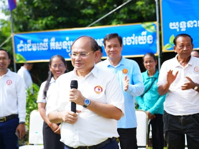 菩萨省开展“房后种植果树”活动，发放千余株树苗