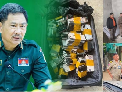 网传金边两星警官涉诈被捕？金边警长辟谣