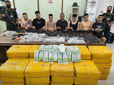柬埔寨警方破获跨境贩毒及非法军火案，逮捕9名中国籍嫌犯