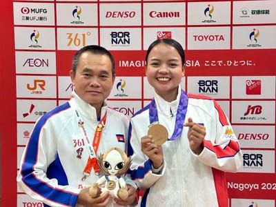 柬埔寨代表团结束第20届亚运会征程，共斩获4枚铜牌