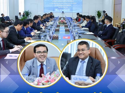 公共工程与运输部长会见美国-东盟商业委员会代表团
