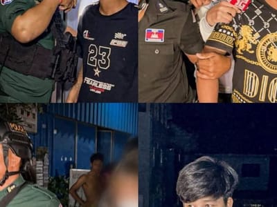 涉嫌强奸一女子，金边2名嫌疑人被捕！