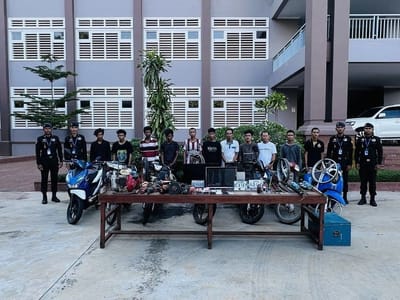 磅清扬省宪兵破获犯罪团伙，逮捕11名涉案人员
