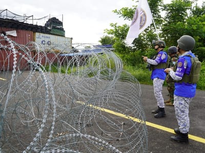 东盟观察团实地考察柬泰边境，关注当地民众无法返乡问题