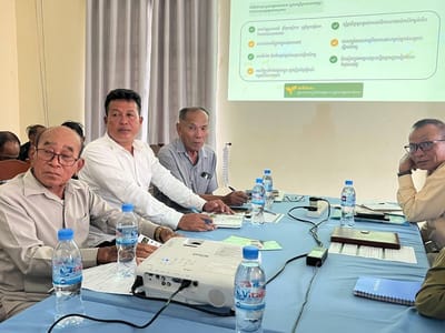 农林渔业部工作组在茶胶省推广“赋权”民生项目