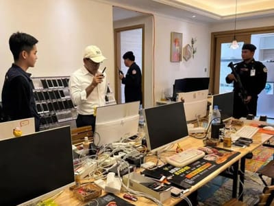 金边富力仅9人涉诈被捕，大批电诈嫌犯疑似逃脱！
