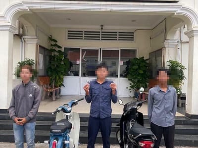 3名涉嫌盗窃摩托车及收赃嫌疑人被刑事警察局逮捕