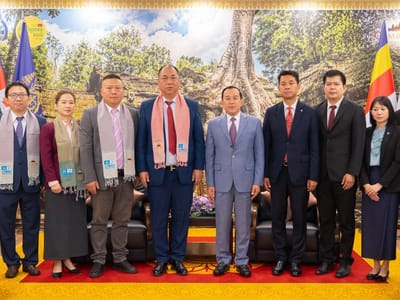 柬埔寨与中国甘肃省探讨旅游合作，拟打造“莫高窟与吴哥窟”旅游线路