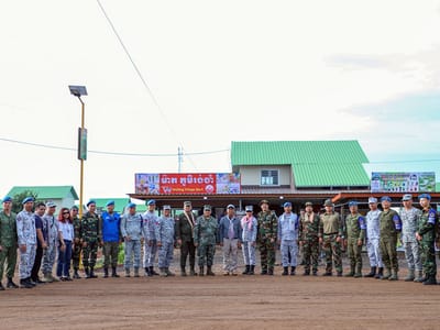 东盟观察员小组访问卜省流离失所平民营！