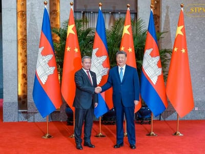 中国国家主席习近平会见洪玛奈首相