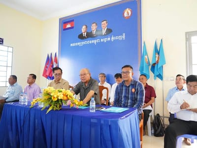 金边国会议员蒙文兴鼓励党员加强团结，提升基层服务质量