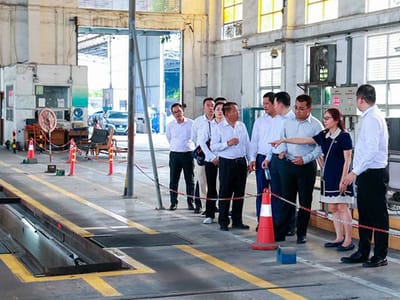 柬埔寨公共工程与运输部考察中国企业，引进智能交通与道路技术