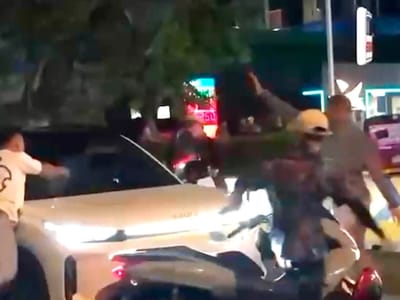 只因误会友人遭遇车祸，金边男子冲动出手殴打司机遭法办