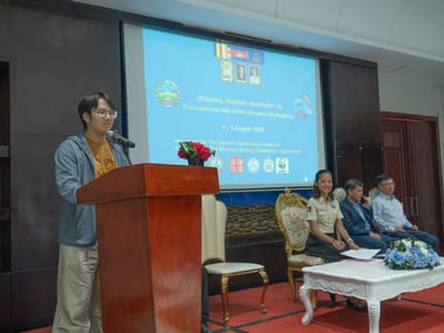 柬埔寨举办水生环境DNA区域研讨会，助力湄公河生物多样性保护