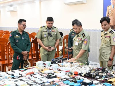 囚犯如何将毒品、手机等带进监狱？金边第一惩教中心解答！