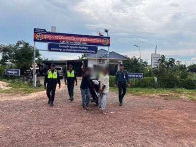 暹粒市3名飙车青年摩托车轰鸣扰民被逮捕！