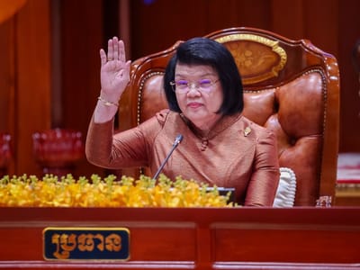 柬埔寨国会举行第七届第六次会议 通过四项法律草案