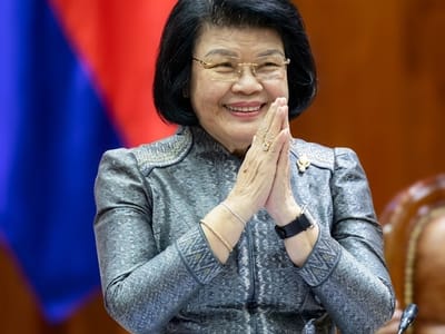 柬埔寨国会主席致贺信祝贺韩国国庆日及国军日