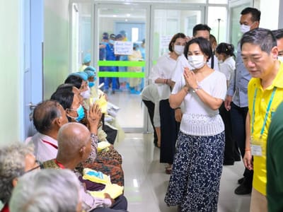 磅通省270名眼疾患者在金边接受免费手术治疗