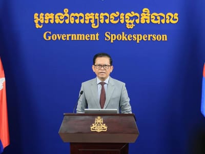 柬埔寨政府发言人：坚持通过双边机制和平解决柬泰边界问题