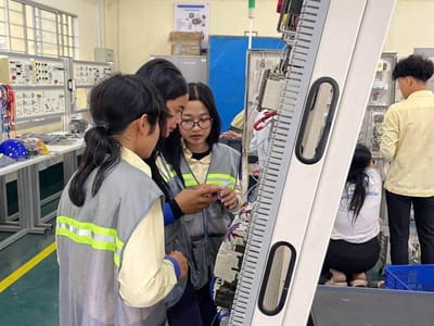 柬埔寨特本克蒙省特本克蒙理工学院提供电气工程奖学金及实践培训