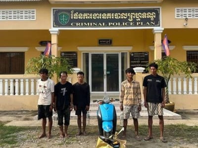 涉嫌偷窃电线，巴域市5名嫌疑人被捕！