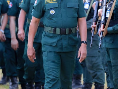 柬埔寨国家警察总署总监慰问边境执法人员